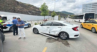 Samsun Şehir Hastanesi yerleşkesinde kaza: 1 yaralı