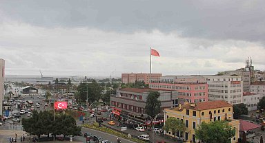 Samsun'u serinleten yağmur