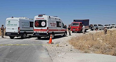 Şanlıurfa'da bir şahıs kamyonette silahla vurulmuş halde bulundu