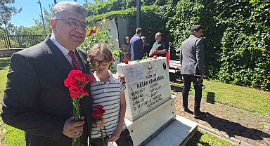 Şehit babasına her karne dönemi sözünü tutuyor