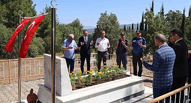 Şehit Jandarma Uzman Çavuş Ceylan kabri başında anıldı
