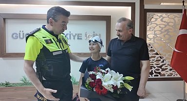 Şehit polisin emaneti Eylül Asel yüzmede gururlandırdı