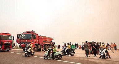 Seydikemer ve Fethiye'de alevlere karşı ortak mücadele