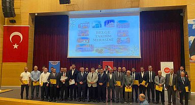 Sinop'ta örnek cami bahçelerine başarı belgesi