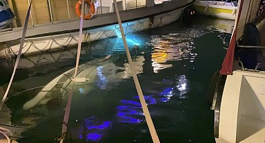 Sinop'ta tekne sulara gömüldü