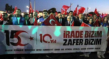 Sivas'ta 15 Temmuz'un 10. yılında meydan doldu taştı