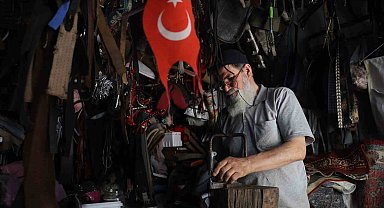 Sivas'ta mesleğin son temsilcisi: 60 yıllık saraç son dönemlerde yurt dışına üretim yapıyor