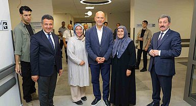 Süleyman Soylu, Samsun Şehir Hastanesi'nde hastaları ziyaret etti