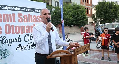 Süleymaniye Mahallesinde Yeni Semt Sahası Törenle Açıldı