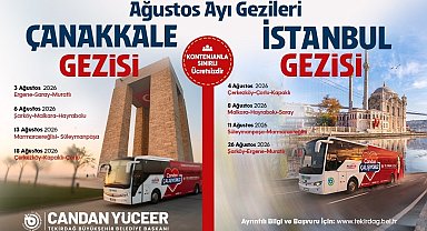 Tekirdağ'da tarih ve kültür gezileri için Ağustos takvimi belli oldu