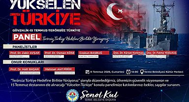 Terme'de "Yükselen Türkiye" paneli düzenlenecek