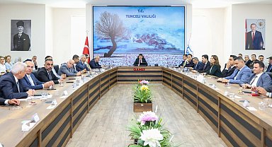 Tunceli'de 117 projelik yatırım programı değerlendirildi