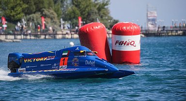 UIM F1H2O Kırgızistan Grand Prix'sinde ilk gün serbest antrenmanlar yapıldı