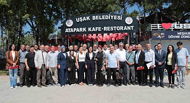 Uşak Belediye Başkan Vekili Terekeci Özkan basın mensupları ile bir araya geldi