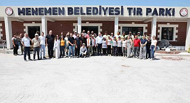 Uzun yol şoförlerine Menemen'de otel konforunda tesis