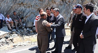 Vali Ekici, Habur Çayı'ndaki arama çalışmalarını yerinde inceledi