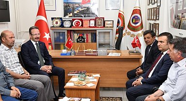 Vali Yamlı, şehit ve gazi aileleri derneğini ziyaret etti