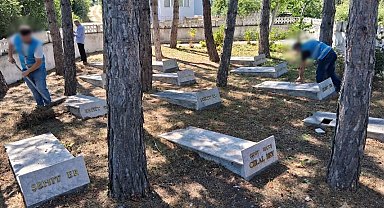 Vezirköprü'de 15 Temmuz'da şehitlikte anlamlı çalışma