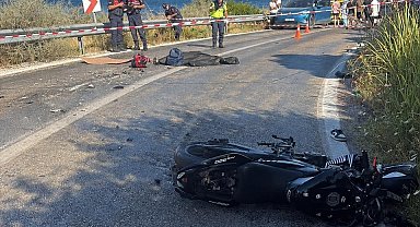 Vidanjöre çarpan 19 yaşındaki motosikletli hayatını kaybetti