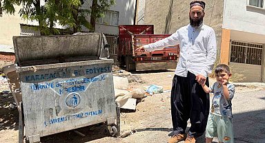 Yanlışlıkla çöpe atılan servet, mahalle konteynerinden çıktı