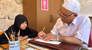 Yaz Kur'an kursunda manevi eğitim sanatla buluşuyor