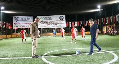 Yenipazar'da Mahmut Öz Halı Saha Turnuvası başladı