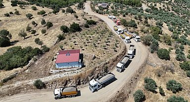 Yenipazar'da Mestanlar yolu genişliyor, asfalt çalışmaları sürüyor