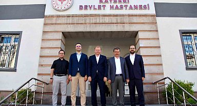 Yeşilhisar heyetinden Başhekim Çöl'e ziyaret