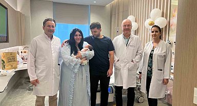 Yüksek riskli gebelik mutlu sona bitti, Barlas bebek dünyaya geldi