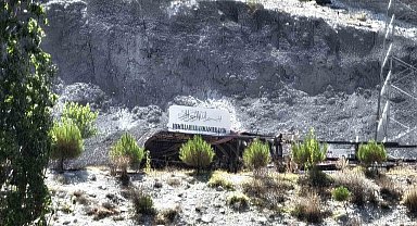 1 kişinin öldüğü ve 20 kişinin göçükten etkilendiği maden havadan görüntülendi