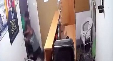 5 yıldır birlikte yaşadığı sevgilisinin şiddeti kamerada
