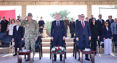 70'inci Mekanize Piyade Tugay Komutanlığında komuta ve sancak devir teslim töreni gerçekleştirildi