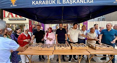 AK Parti'den vatandaşlara lokma ikramı