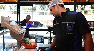 Aksu'da zabıta ekiplerinden gıda işletmelerine sıkı denetim