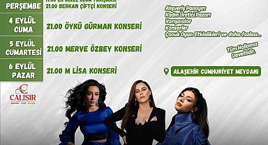 Alaşehir'de festival coşkusu başlıyor