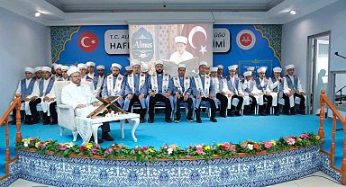 Almus'ta 41 hafız icazet belgelerini aldı