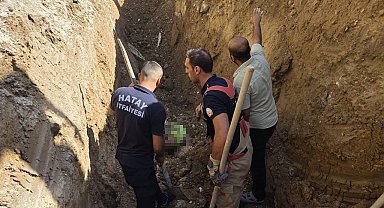 Alt yapı çalışmaları esnasında yaşanan toprak kaymasında 1 işçi öldü