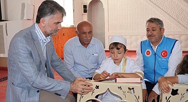 Amasya'da 9 yaşındaki otizmli Asilhan, Kur'an-ı Kerim okumayı öğrendi