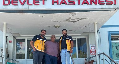 Ambulansta düşen ve içerisinde 150 bin lira olan cüzdan sahibine teslim edildi