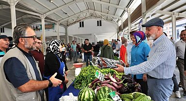 Anadolu'da tek, Türkiye'de sayılı olan 'Yüzde 100 Ekolojik Pazar' açıldı