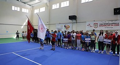 ANALİG tenis müsabakalarının açılış seremonisi yapıldı