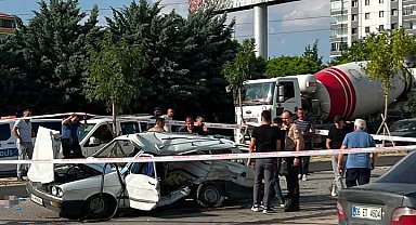 Ankara'da trafik kazası: 1 ölü, 2 yaralı