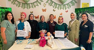 Anne sütünün önemi vatandaşlara anlatıldı