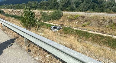 Anne ve 2 yaşındaki oğlu kazada yaralandı