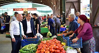 Aydın Valisi Osman Varol, Çine'de esnaf ve vatandaşlarla buluştu