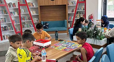 Aydın'da çocuklar zeka oyunlarıyla hem düşündü hem eğlendi