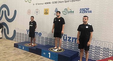 Aydınlı özel sporcular Konya'dan madalyalarla döndü