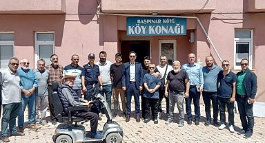 Aydıntepe Kaymakamı Yıldırım köy ziyaretlerini sürdürdü