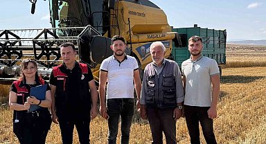 Aydıntepe'de başlayan hububat hasadında biçerdöver kontrolleri yapıldı