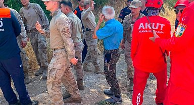 Ayvacık'ta kaybolan alzaymır hastası bulundu
